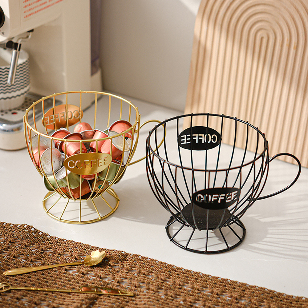 Commercial Kitchen And Bar - Large Capacity Metal Coffee Capsule Holder,