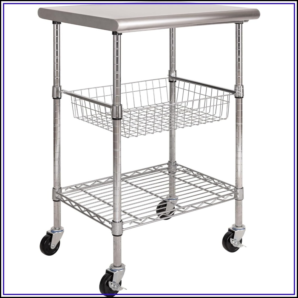 Commercial Kitchen Worktops - Commercial Work Table Utility Cart Prep