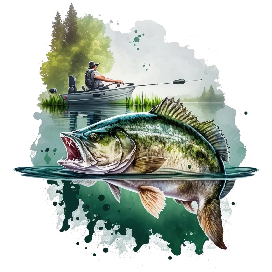 Commercial Kitchen Fridge - Perch Fish Wall Sticker Kitchen Decoration