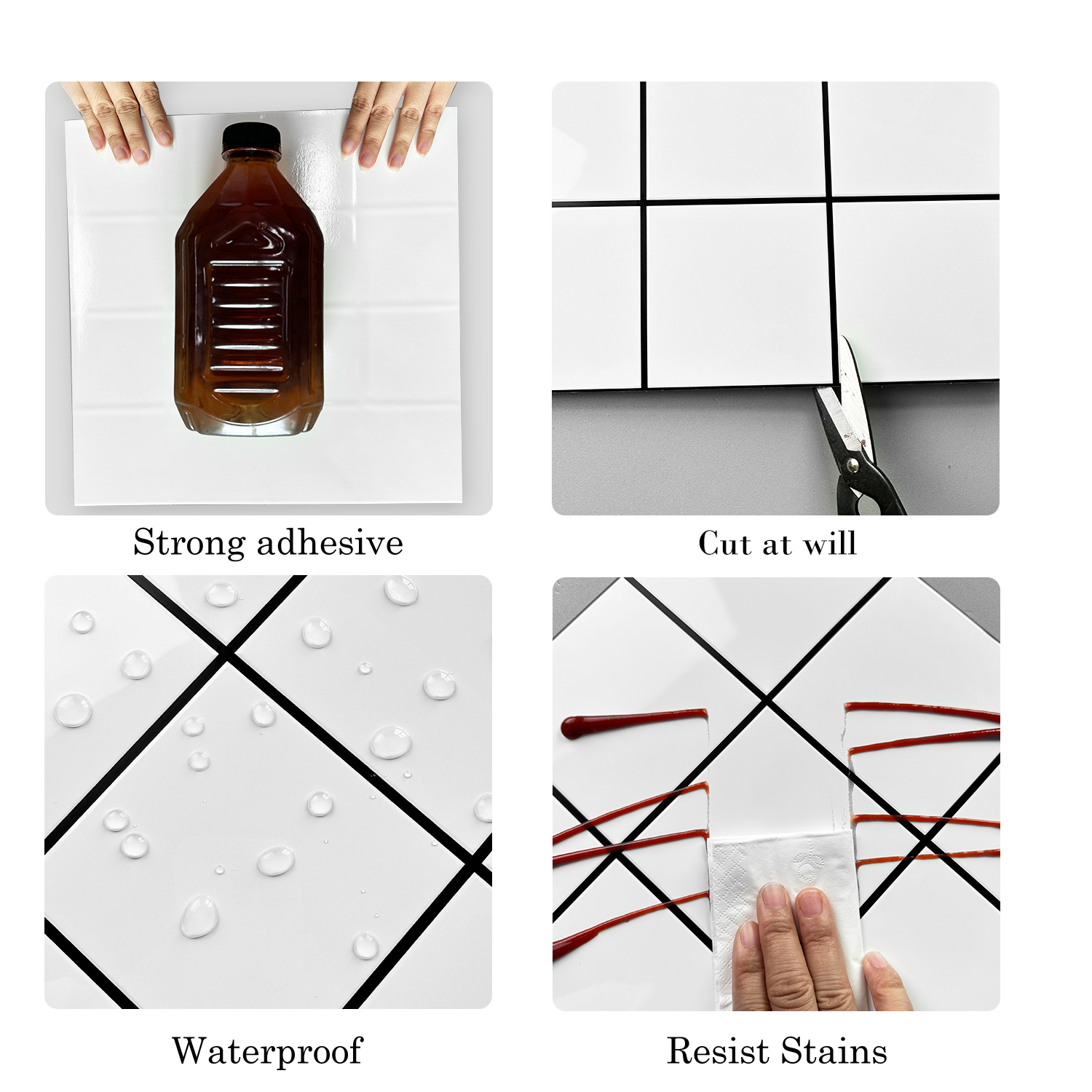 10pcs Premium Square Wall Tile – Commercial Kitchen Fridge recenzja i cena