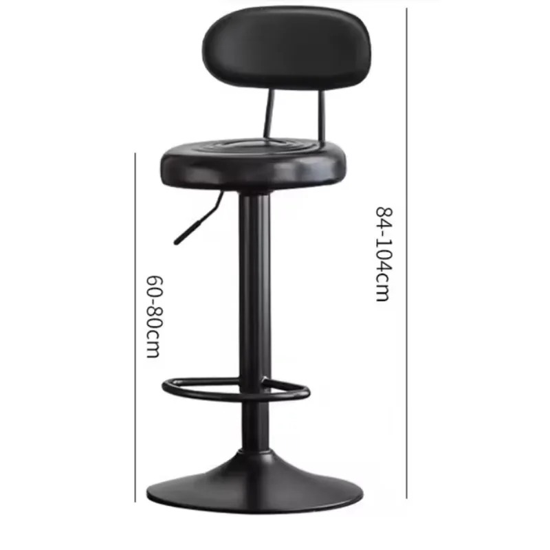 Bar Chairs Swivel Metal Nordic – Commercial Kitchen And Bar recenzja i cena