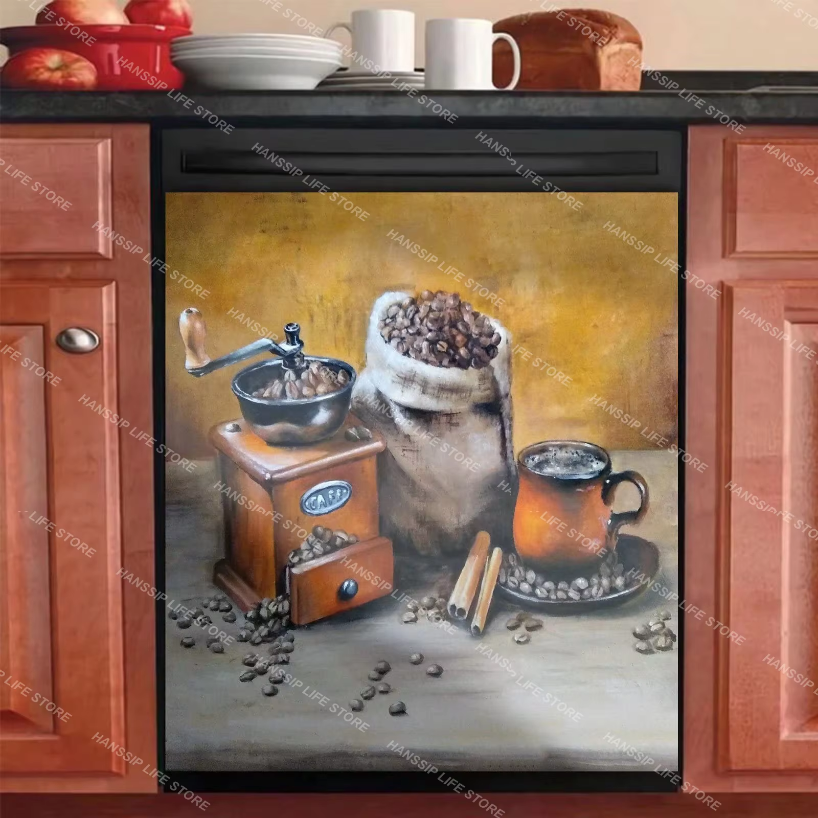 Retro Coffee Poster Dishwasher – Commercial Kitchen Fridge recenzja i cena