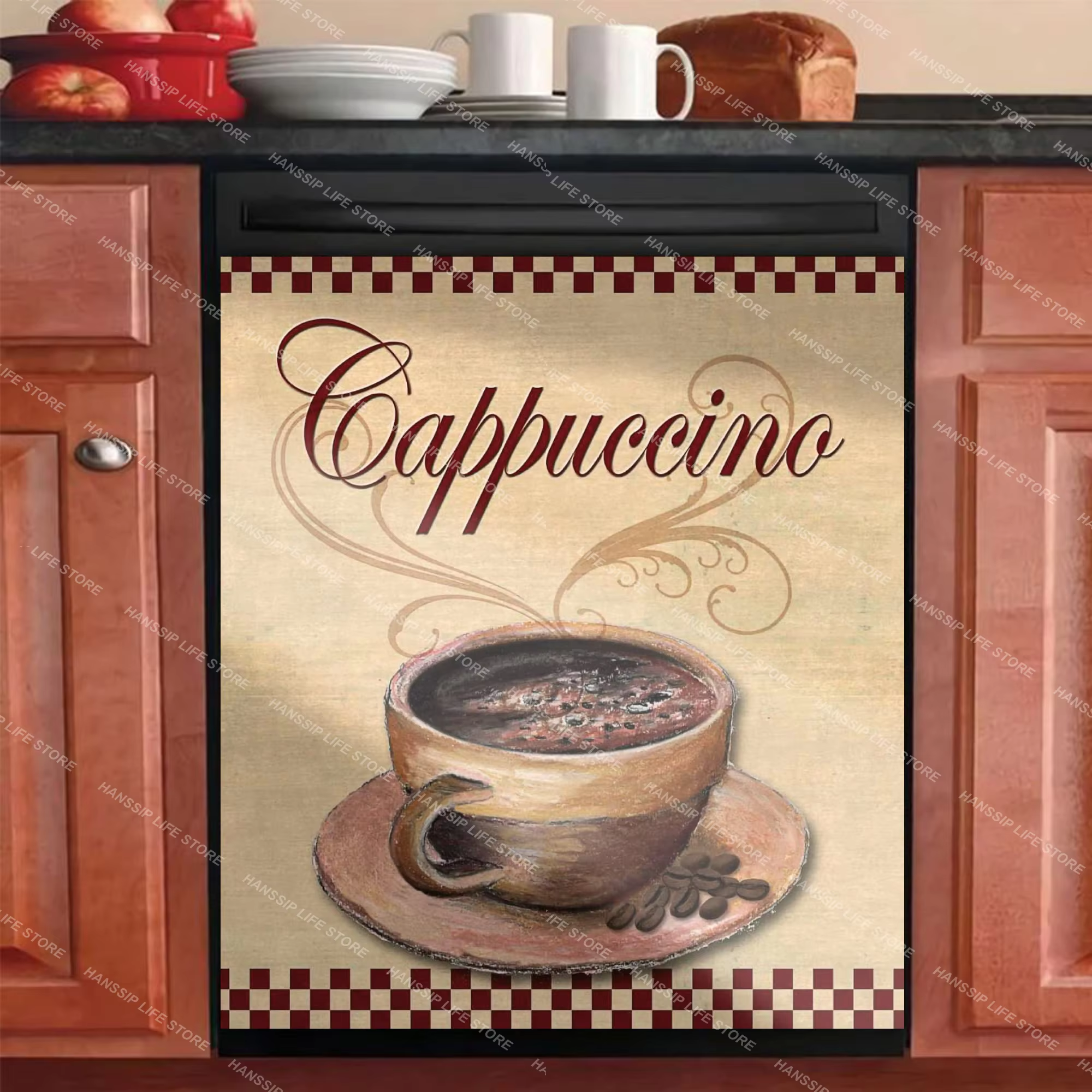 Retro Coffee Poster Dishwasher – Commercial Kitchen Fridge recenzja i cena