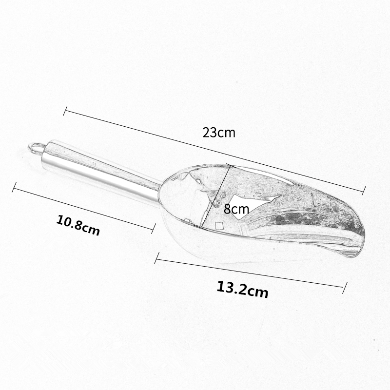 9 Inch Ice Scoop Kitchen Food  – Commercial Kitchen And Bar recenzja i cena