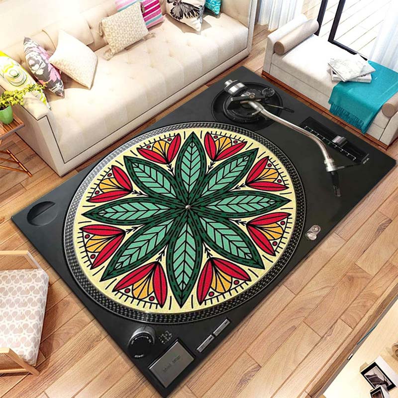 Music Vinyl Disc Player Patter – Commercial Kitchen Vinyl Flooring recenzja i cena