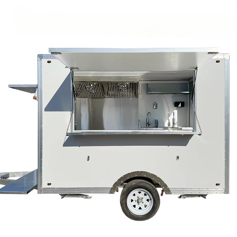 Mobile Snack Food Truck With F – Commercial Kitchen Griddle recenzja i cena