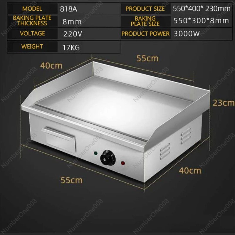 3000W Commercial Electric Grid – Commercial Kitchen Griddle recenzja i cena