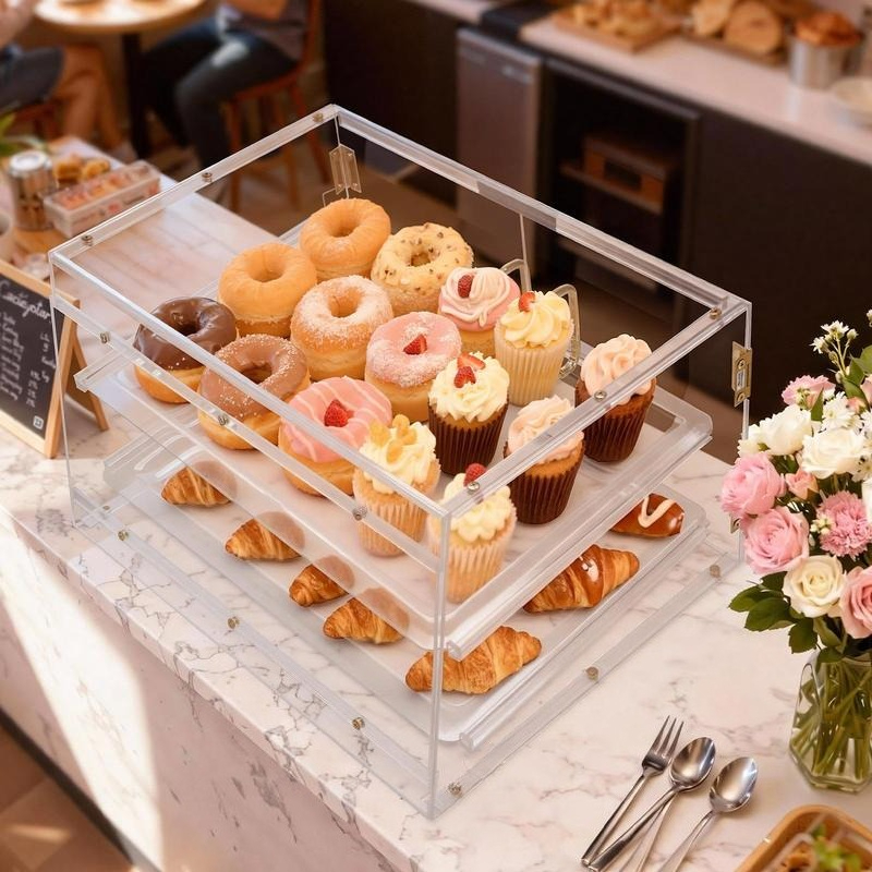 Bakery Display Case, 2-Tier Co – Commercial Kitchen Cabinet recenzja i cena