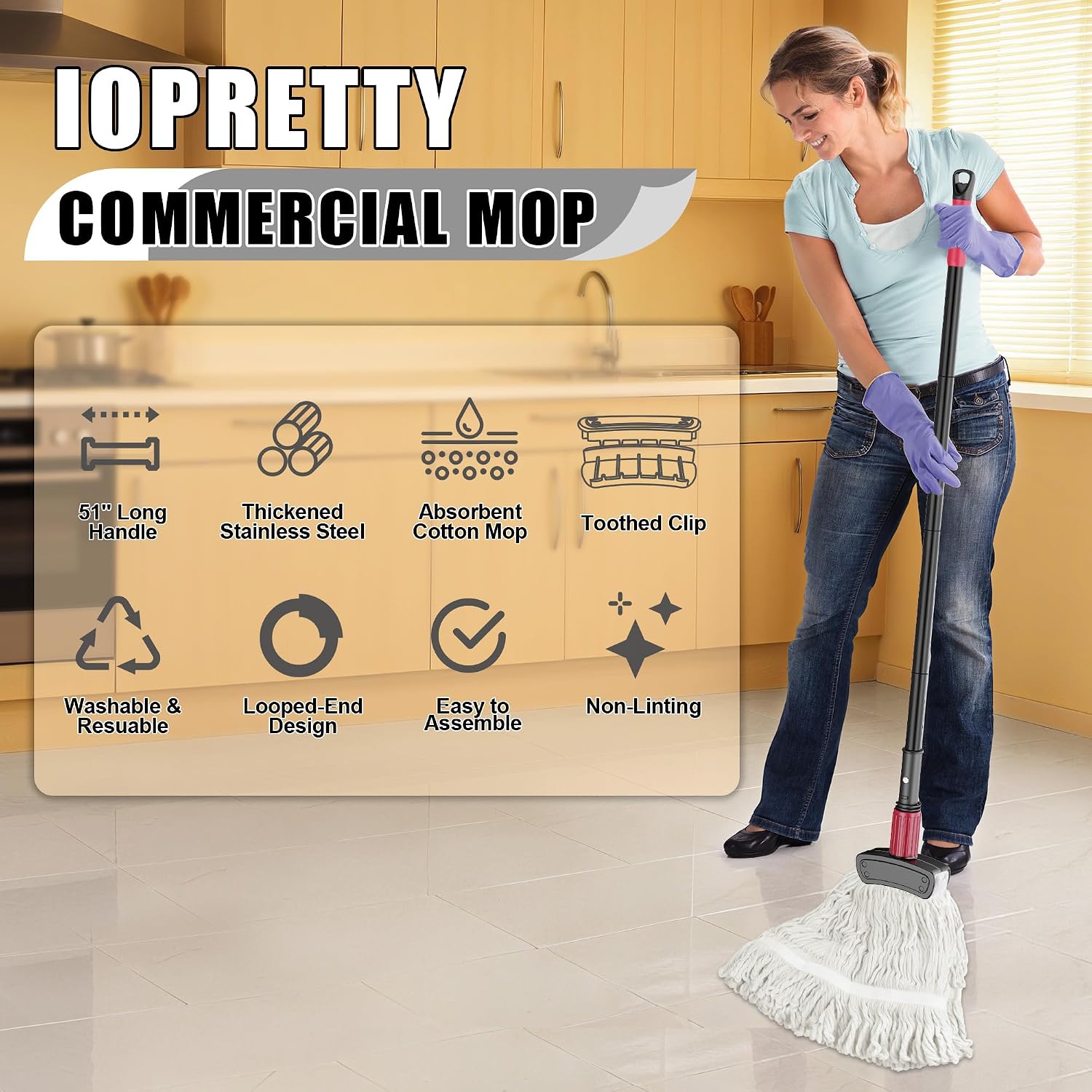 Commercial Mop for Floor Clean – Commercial Kitchen Vinyl Flooring recenzja i cena