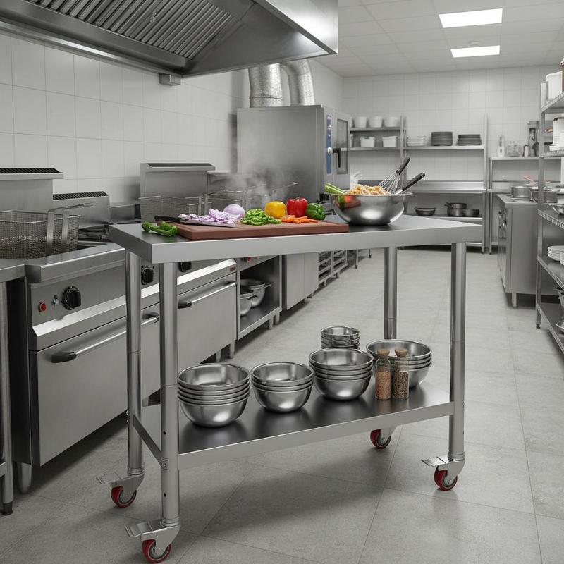 Work table 762 x 457.2 x 863.6 – Commercial Kitchen And Bar recenzja i cena