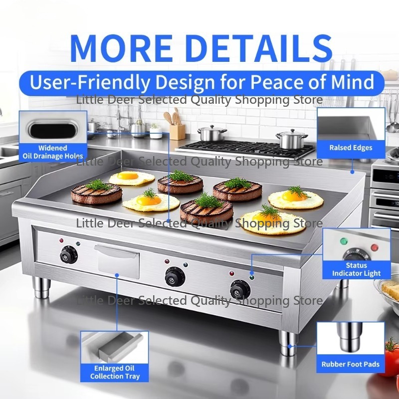 16mm Commercial Restaurant Kit – Commercial Kitchen Griddle recenzja i cena
