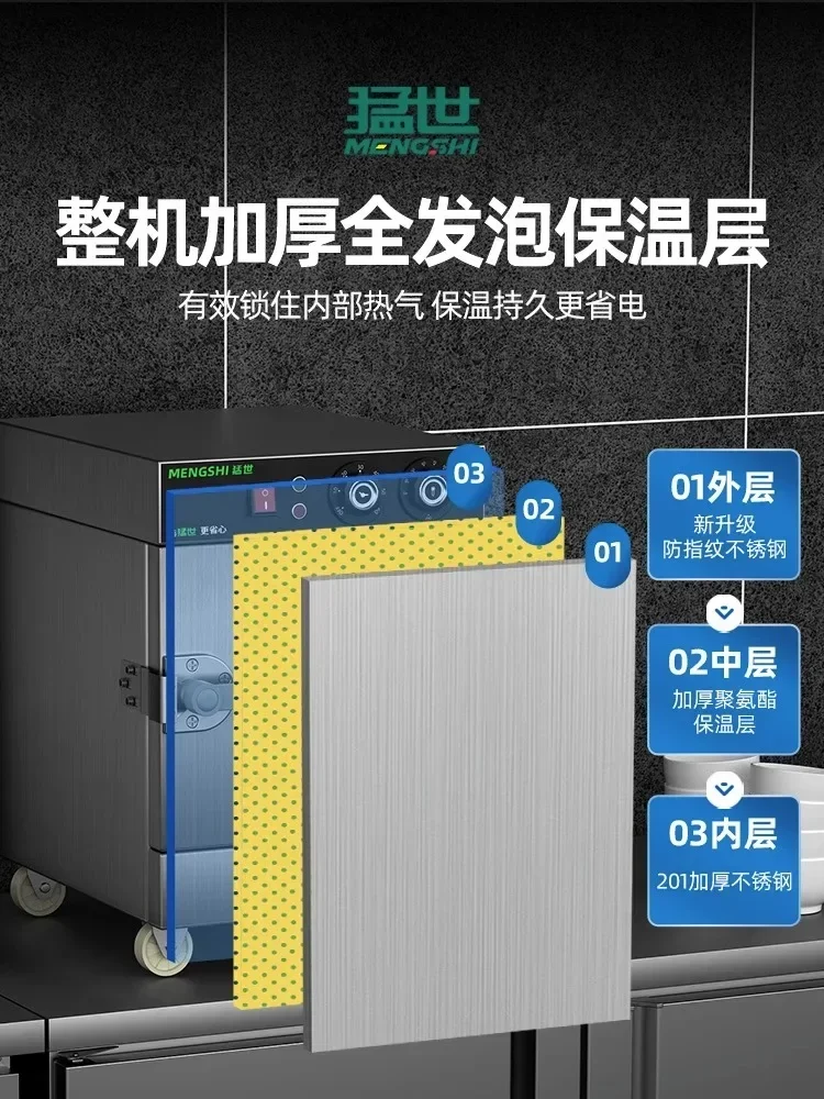 220V Stainless Steel Electric  – Commercial Kitchen Cabinet recenzja i cena