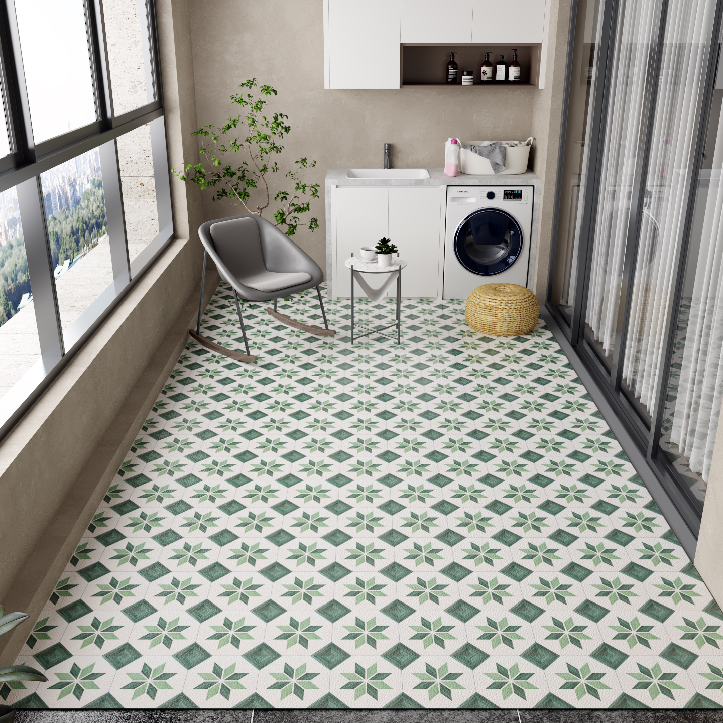 Balcony Floor Mat Pvc Leather  – Commercial Kitchen Vinyl Flooring recenzja i cena