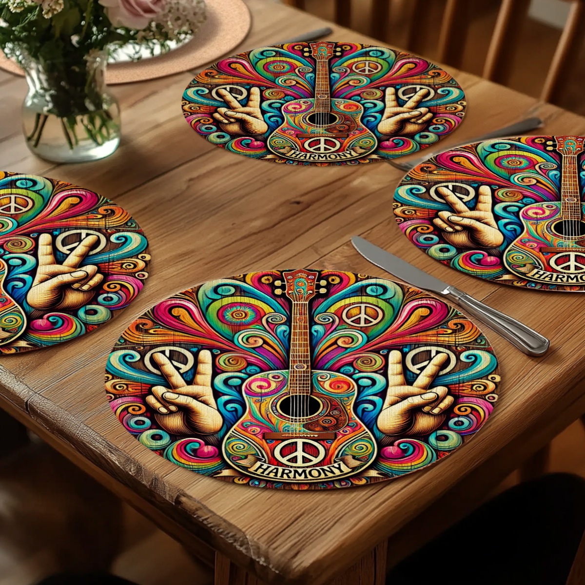 4 Vintage Guitar Wreath Mats | – Commercial Kitchen And Bar recenzja i cena