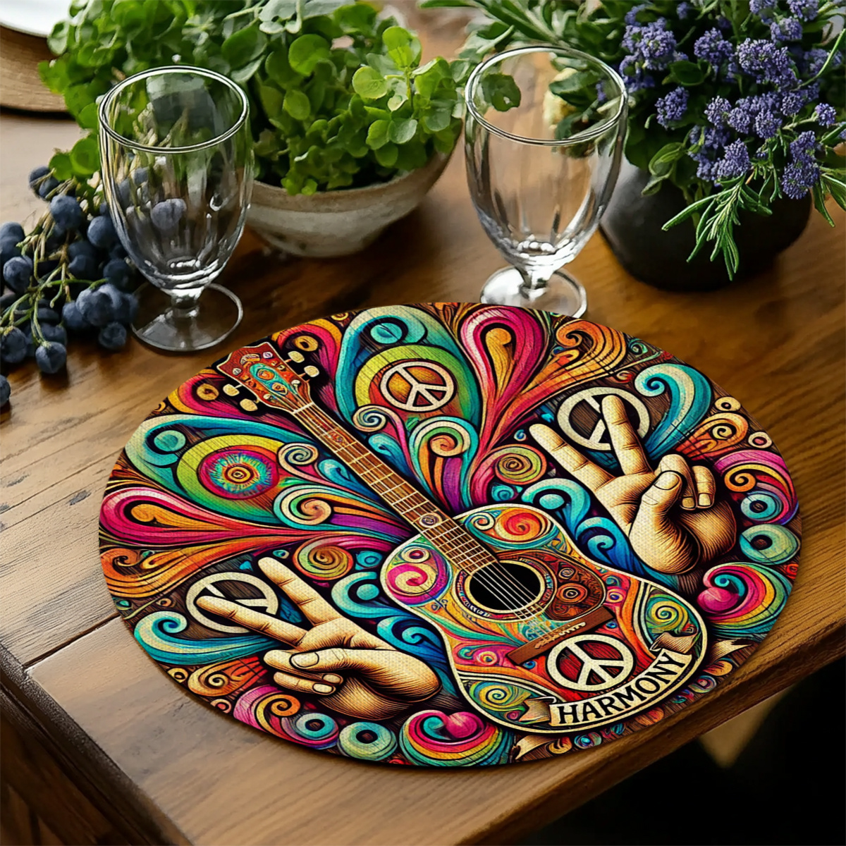 4 Vintage Guitar Wreath Mats | – Commercial Kitchen And Bar recenzja i cena