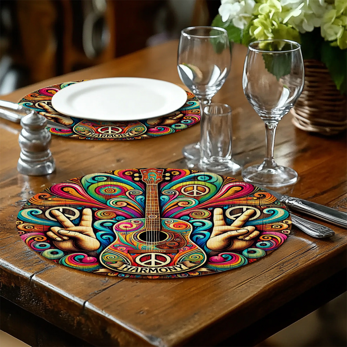 4 Vintage Guitar Wreath Mats | – Commercial Kitchen And Bar recenzja i cena