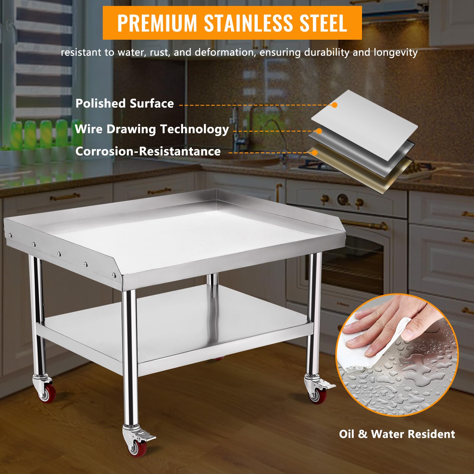 Stainless Steel Equipment Gril – Commercial Kitchen Worktops recenzja i cena