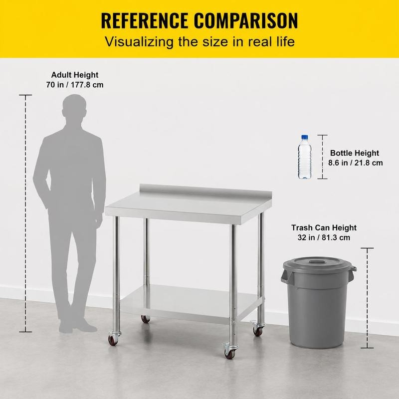 Prep Station 36x24x35 Inch for – Commercial Kitchen Worktops recenzja i cena