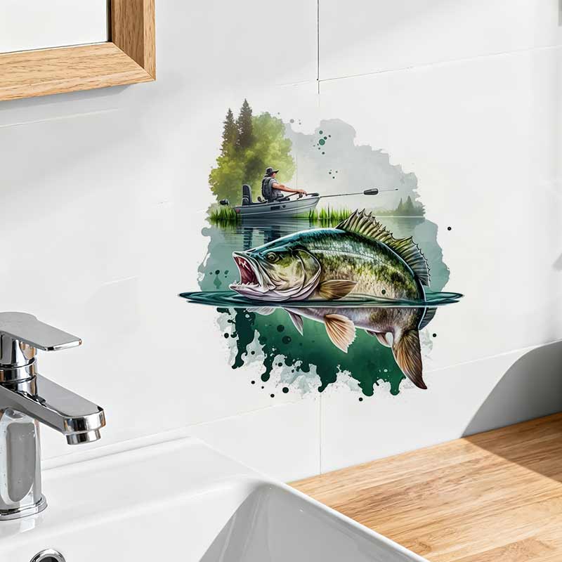 Perch Fish Wall Sticker Kitche – Commercial Kitchen Fridge recenzja i cena